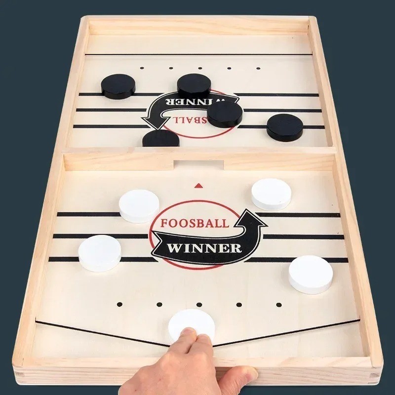 Fast Sling Puck Board Game Table Hockey Foosball Toys For Family Children*