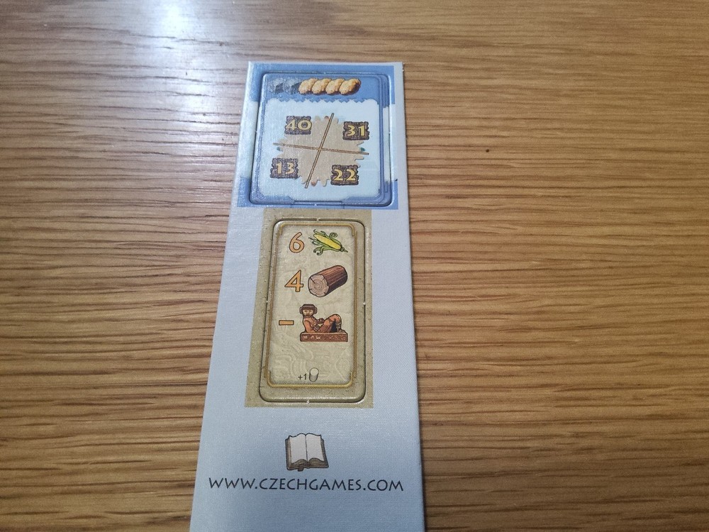 Czech Games Edition Mini expansion 2 Promo tiles for T’zolkin. New