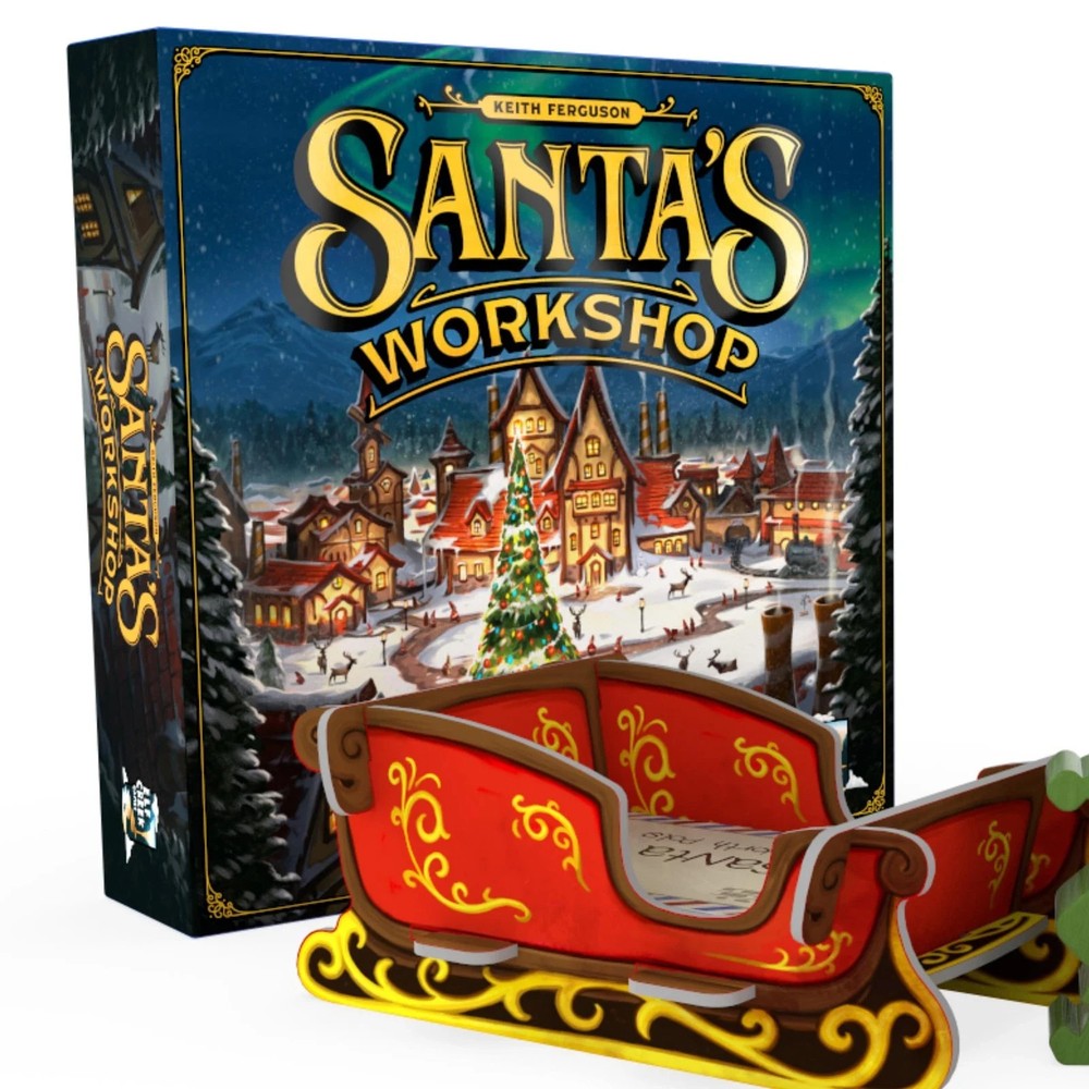 Santa’s Workshop Board Game Second Edition NEW in Shrink
