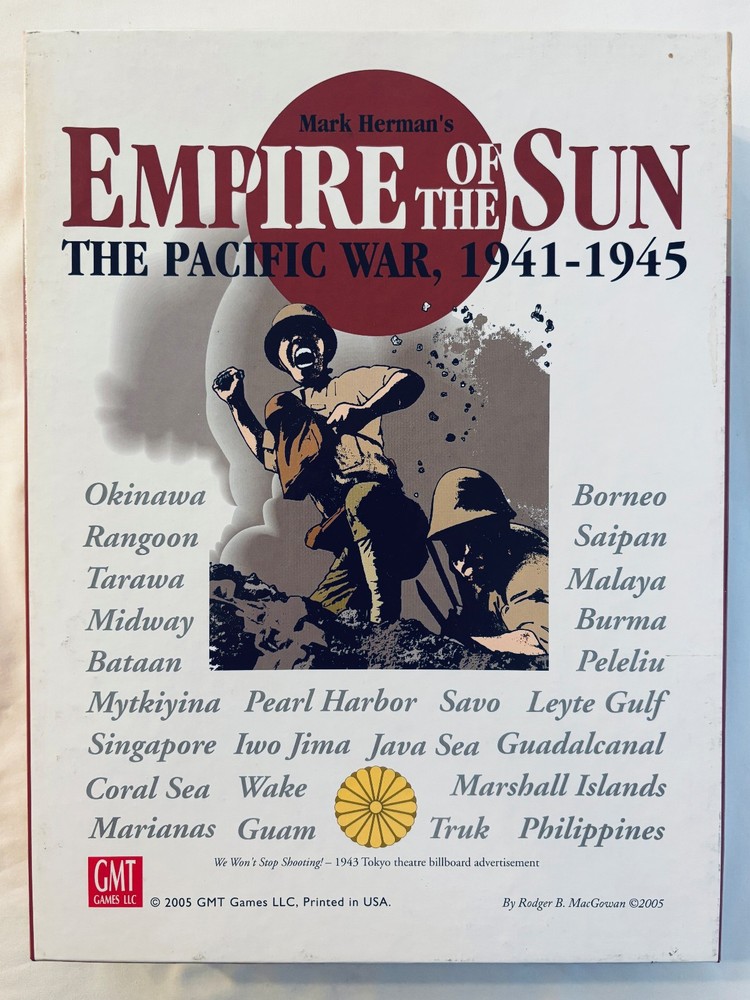 Empire of the Sun The Pacific War 1941-1945 GMT 2005 UNPUNCHED MINT