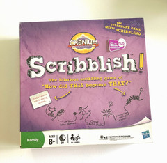 HASBRO CRANIUM Game SCRIBBLISH Drawing Fun Ages 8+ 4-6 Players SEALED Box