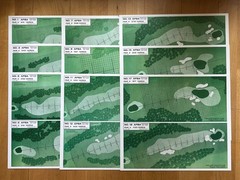 ULTRA-HIGH-RES REPRINTS OF APBA’S ICONIC PINEHURST NO. 2 GOLF COURSE GAME BOARDS