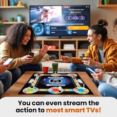 Engaging 2026 Edition TV Quiz Board Game | For 2-24 Players | 60 Minutes of Fun!