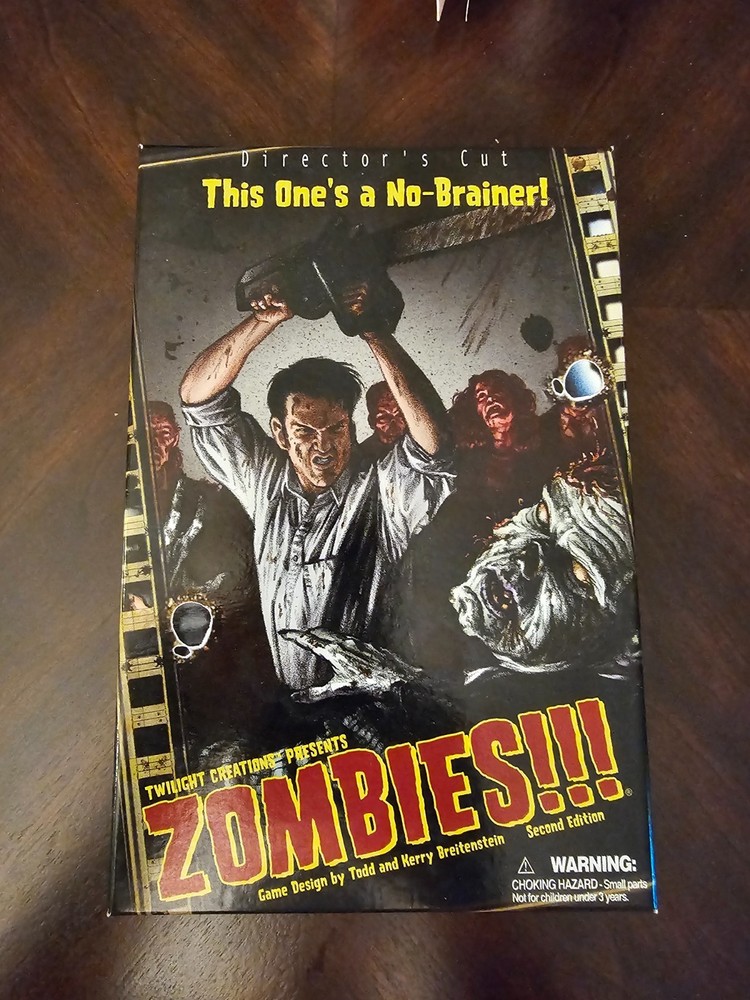 Zombies!!! Board Game (2nd edition “Director’s Cut”) USED & COMPLETE