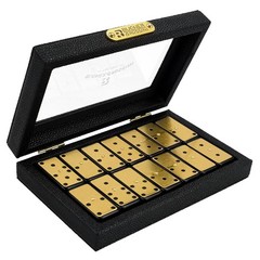 Metal Surface Dominoes Set Double 6 for Adults and Kids – Classic 28Pieces Go…