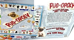 Pug-Opoly A Property Trading Board Game Pugs Board Game Late For The Sky Dogs
