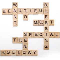 1000PCS Wood Scrabble Letters Wood Letter Tiles A-Z Capital Letters for Craft…