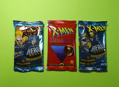 Pogs * 3 Hero Packs * X-Men 1994 & 1995 * Ghost Rider * 6 Caps 1 Slammer