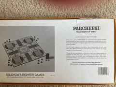 Vintage Parcheesi Royal Game of India, 1982 Selchow & Righter – Complete!