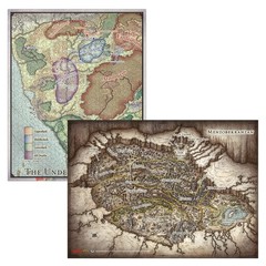 Battlefront Miniatures Dungeons & Dragons Out of The Abyss Map Set- Maps of T…