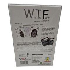 New What The Film Game, 3 to 8 Players, Ages 12 and Up 30 To 60 Minutes To Play