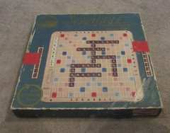 Vintage Scrabble Crossword Game Deluxe Edition Turntable Selchow & Righter 1977