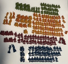 Risk GodStorm Board Game Various Soldiers Parts Pieces Replacement Large Lot