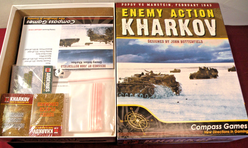 Compass Games Enemy Action: Kharkov 2024 New Open Box Unpunched 1121