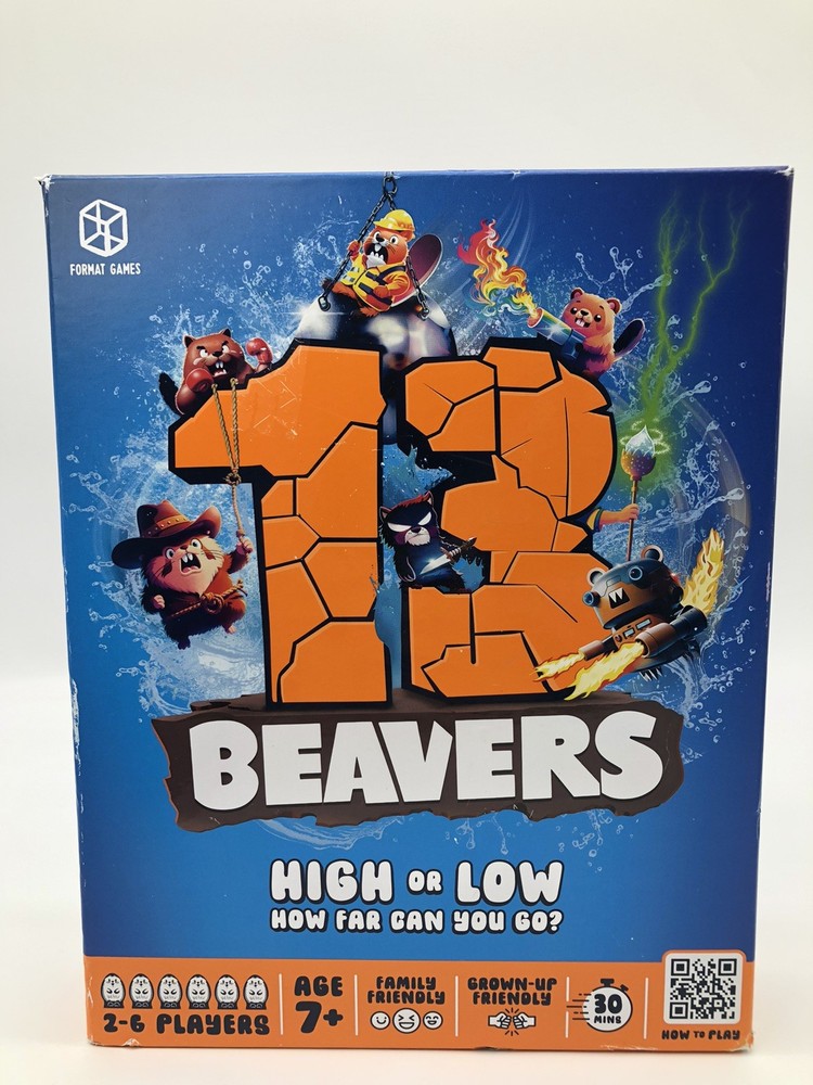 13 Beavers High Or Low Board Game By Format Games Age 7+ Family & Friends