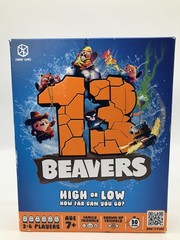 13 Beavers High Or Low Board Game By Format Games Age 7+ Family & Friends