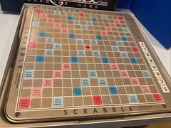 Milton Bradley 1989 #4034 Scrabble Deluxe Edition Board Game Complete Turntable