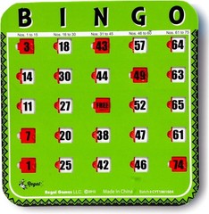 Compact and Reusable Bingo Cards Set – Large Print for Enjoyable Family Nights