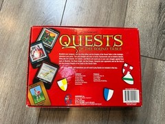 Gamewright QUESTS OF THE ROUND TABLE Adventure Card Game Complete Fantasy RPG