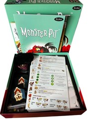 Monster Pit Elzra Board Game 1-5 Players Ages 14+ Cardboard 2022