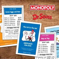 Dr. Seuss MONOPOLY® 8+ 2-6 PLAYERS 60+ MINUTES + FREE DVD