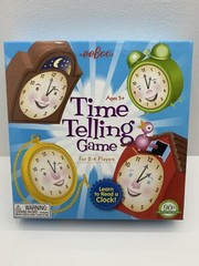 Eeboo Kids Time Telling Game 2-4 Players Learning To Read A Clock