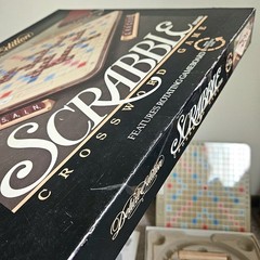 (Inside New) 1989 Scrabble Deluxe Edition COMPLETE Rotating Turntable Board Game