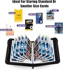 Trading Card Binder 1080 Pocket with Zipper, 13 x 10 x 1.7 inches, Basketball