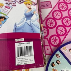 Disney Princess 10 Game Set Board Game Cards Bingo Dominoes Kids Family Gift