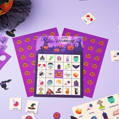 Complete Halloween Bingo Set for 32 Players – Perfect for School & Family