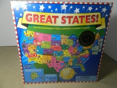 Great States! Board game 10th Anniversary Edition New Factory Sealed Geography