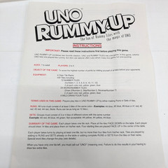 Vintage 1993 Mattel UNO RUMMY UP Tile Game Complete with Stands and Instructions