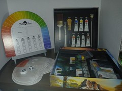 Big G Creative Chill with Bob Ross! Board Game Dice Game 2-4 Players 2017 Age12+