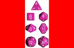 DUNGEONS & DRAGONS LIGHT PURPLE W/WHT DICE SET CHX25427