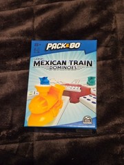 Spin Master Games Cardinal’s Mexican Train Dominoes Set -Pack & Go