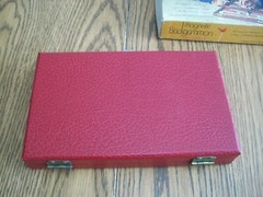 backgammon magnetic by cardinal in original box complete 107m 1970’s vintage