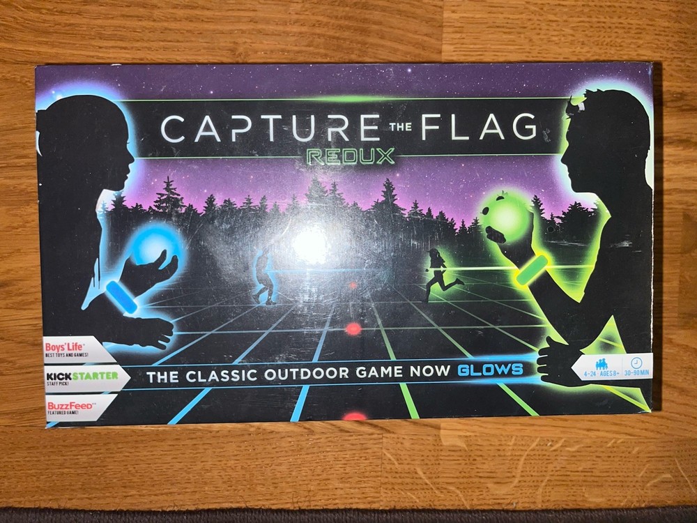 CAPTURE THE FLAG REDUX: Glow in the Dark Outdoor Game – NEW and SEALED!!!!