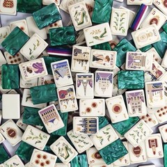 Parisian Paris American Mahjong Set, 160 Premium Acrylic Mahjong Tiles FREE SHIP