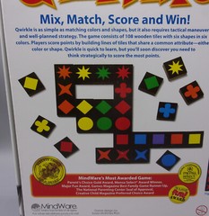 QWIRKLE Board Tile Game Complete 108 Tiles Included with Bag & Instructions EUC