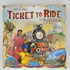 DAYS OF WONDER TICKET TO RIDE INDIA SWITZERLAND EXPANSION SET