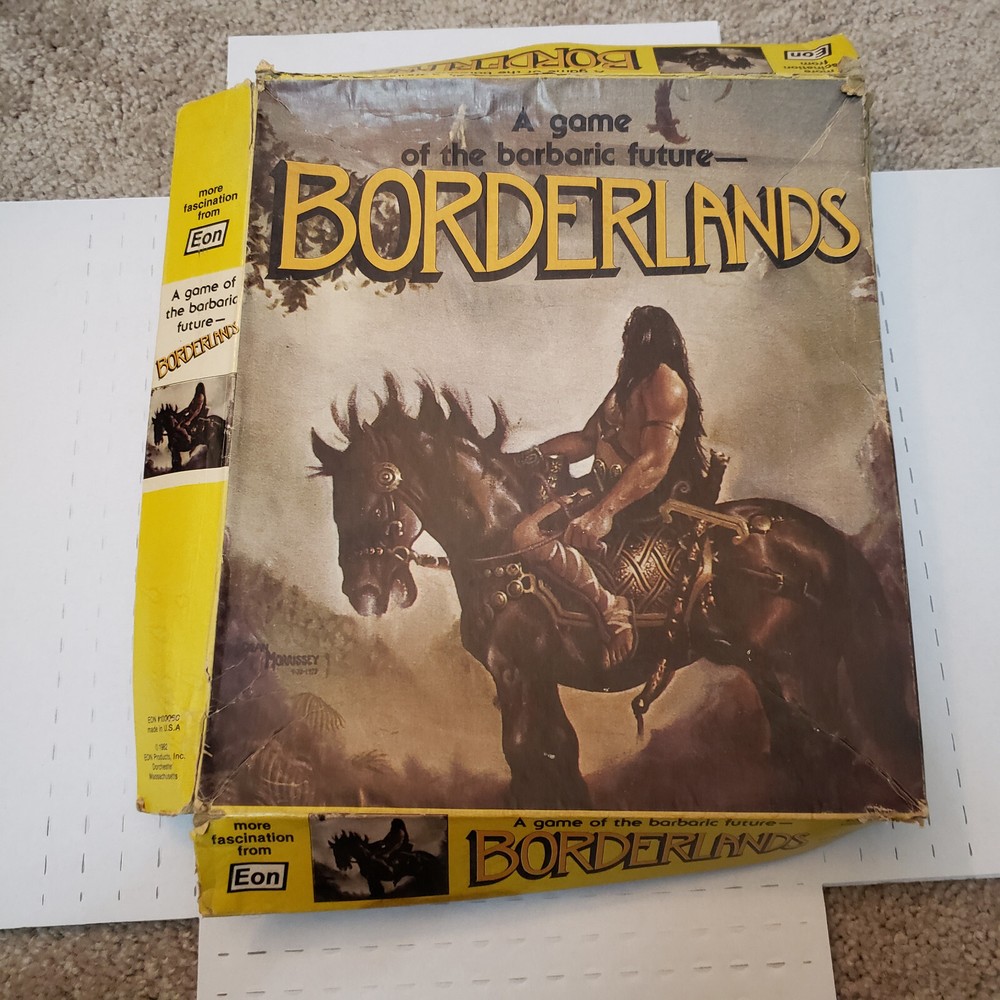 Borderlands “A game of Barbaric the Future” Boardgame by Eon. Replacement parts!