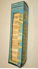 Tumbling Tower Game- 72 Wooden Blocks 2-4 Players Mini Travel Style Classic Fun!