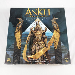 ANKH Board Game Core Set Used INCOMPLETE *See Notes* Box Damage CMON 2021