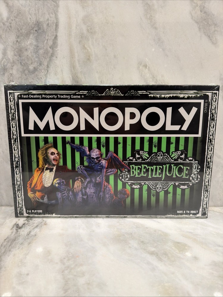Monopoly Beetlejuice Edition Board Game USAopoly Hasbro NEW