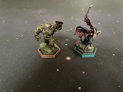 Unmatched: Board Game Skunk Ape & Jersey Devil Minion Painted Miniatures