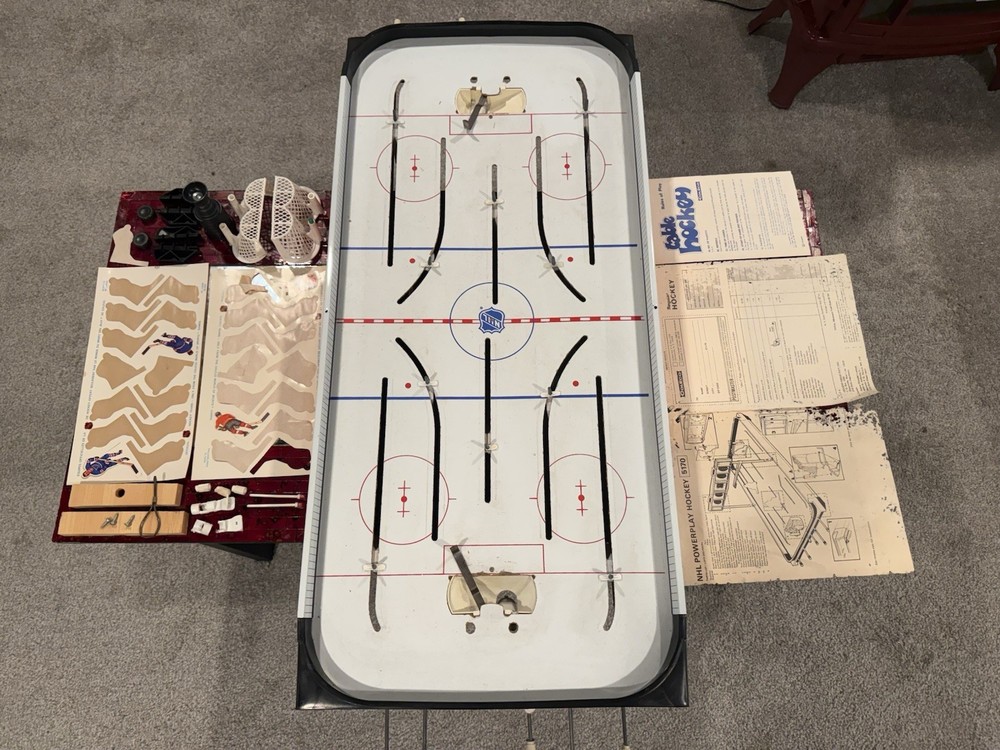 1972 Coleco Stanley Cup Power Play NHL Table Hockey Game Fast Action 5170