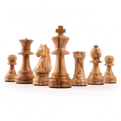 Chess Set Black Olive Deluxe – Field 50mm