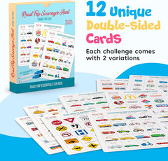 Car Bingo – Road Trip Essentials: Car Activities and Games for Kids Ages 4-8