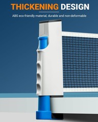 Retractable Ping Pong Net, Upgrade Table Tennis Net Stands Upright Without Sa…