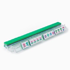 NEW! Vibrant Layered Mahjong Tiles – Full American Set 160Tiles – Green Monkey